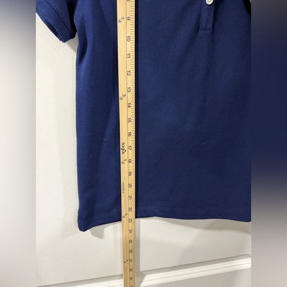 J.Crew Women’s Navy Polo Shirt S Collared Stretch Cotton Blend Top NWT - Picture 7 of 8